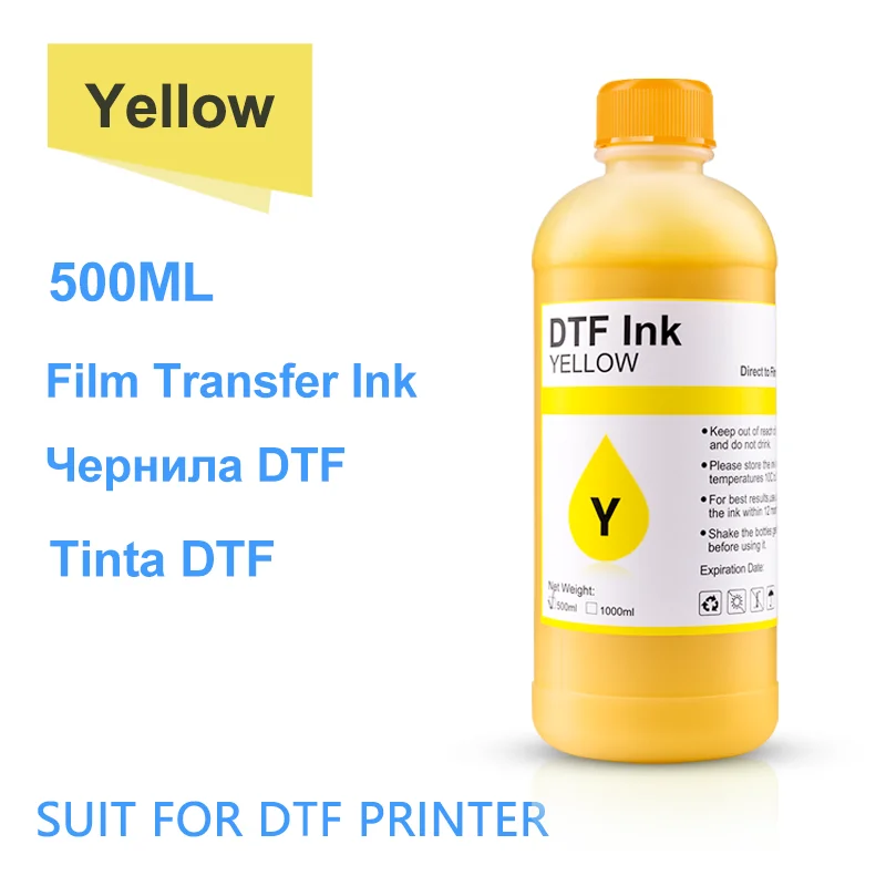 500ML/Bottle DTF Ink PET Film Transfer Ink For DTF Direct Transfer Film Printer For Printing PET Printing And