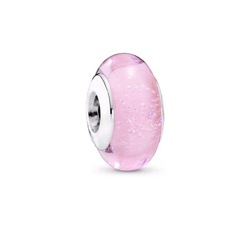 Murano Glass Series DIY Jewelry Charm Beads Fit Original Pan 925 Sterling Silver Bracelet Necklace 10Pcs charm jewelry,beads charms,bead jewelry making,beads jewelry,glass beads,charm bead,sterling silver beads,silver charm bead,sterling silver beads charm,loose beads,loose gemstone jewelry