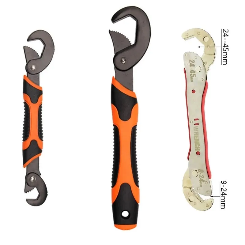 Multifunktionale Einstellbar Wrench 9-32/9-45MM Spline Bolt Tragbare Drehmoment Ratsche Öl Filter Reparatur Rohrzange Haushalt werkzeug