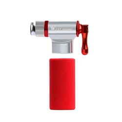 WEST BIKING Compact Aluminum Alloy CO2 Bicycle Tire Inflator (0711061 Silver)