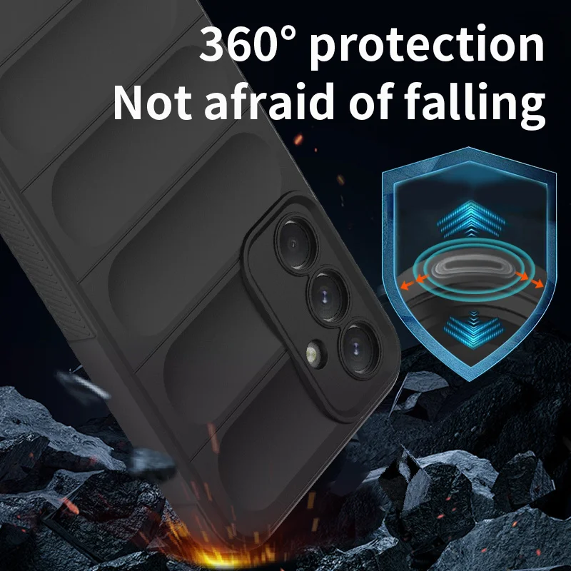 Skin Feeling Flexible Silicone Shockproof Phone Case - Enhanced Protection Cover