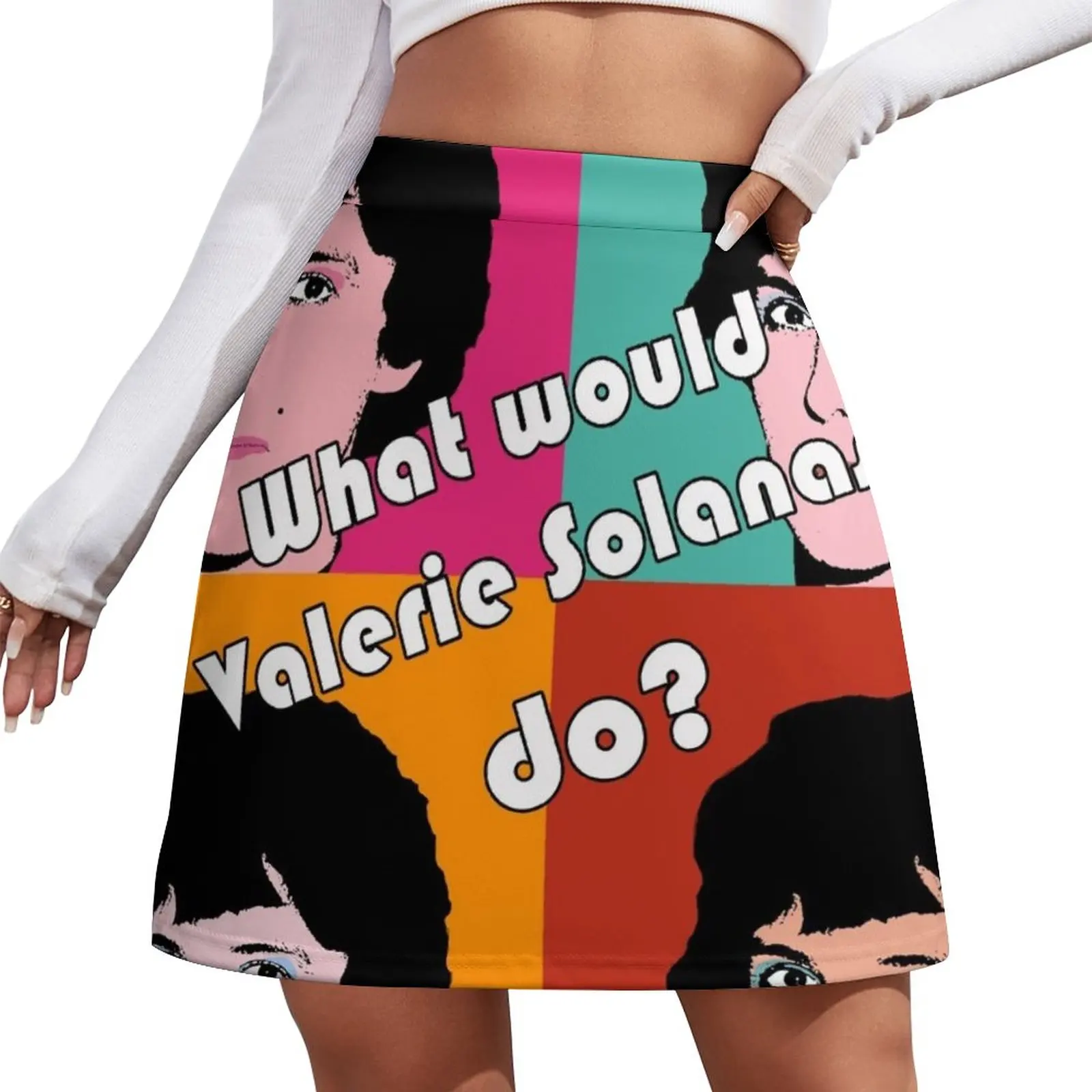 Valerie Solanas Mini Skirt skirts for women 2023 skirts for women korean women's clothes skirts