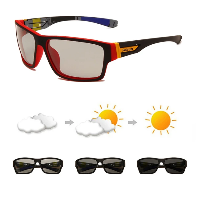 Photochromic Polarized Sports Sunglasses Men and Women Cycling Climbing  Goggles Driving Sun Glasses UV400 Change Color Eyewear - AliExpress