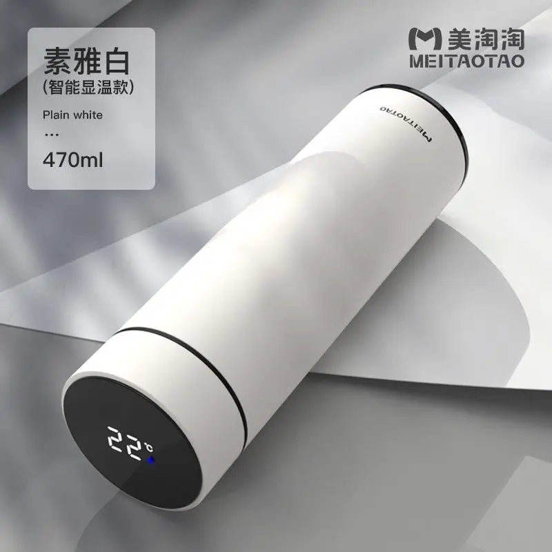 

Бутылка для воды из нержавеющей стали, кружка для измерения, кружка для воды Ins, милая Студенческая чашка для девушек, простая портативная чашка, милая бутылка для воды