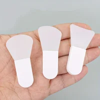 Pinceau pour masque de maquillage 3 pièces pinceau applicateur de masque pinceau en silicone souple, mini spatule de maquillage ensemble d'outils de beauté du visage, boue du visage 1