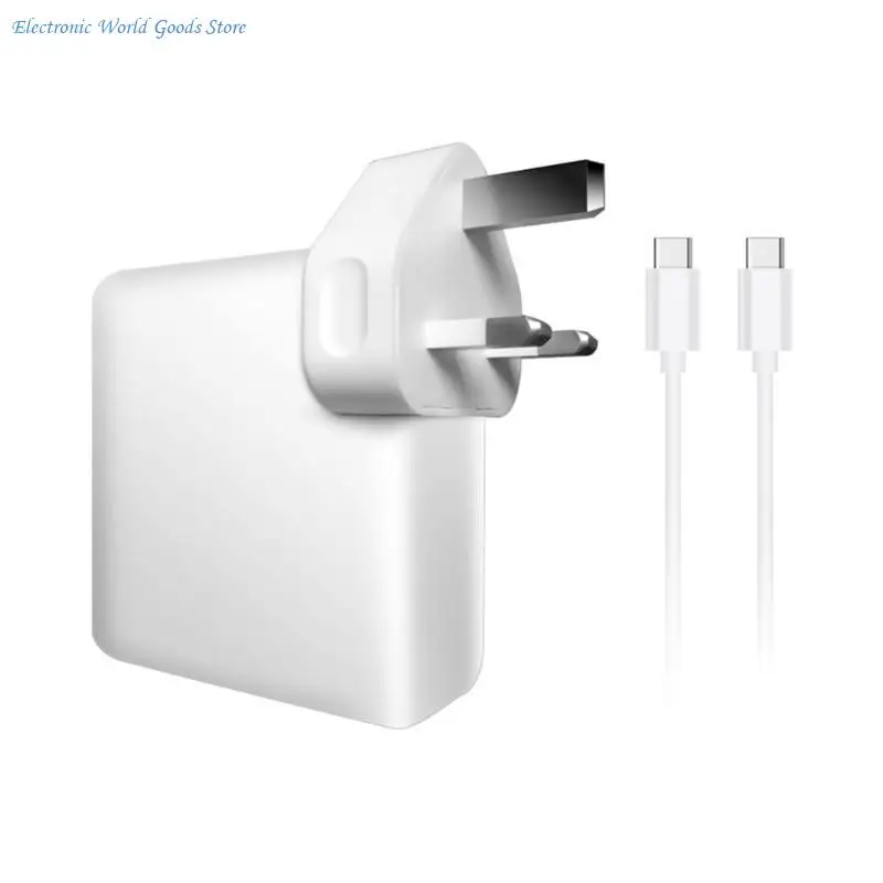 A3PD 100W USB C 노트북 태블릿 용 충전 어댑터 패드 폰 USB C 장치 충전기는 180cm 케이블과 함께 제공됩니다.