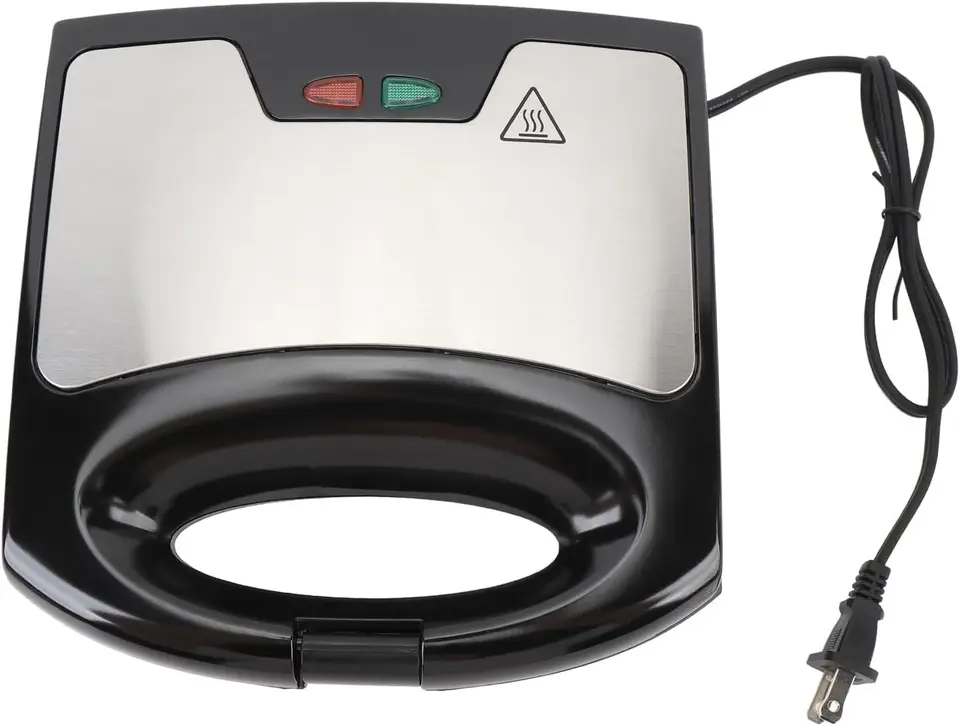 Electric Panini Press Grill for Breakfast and Snacks