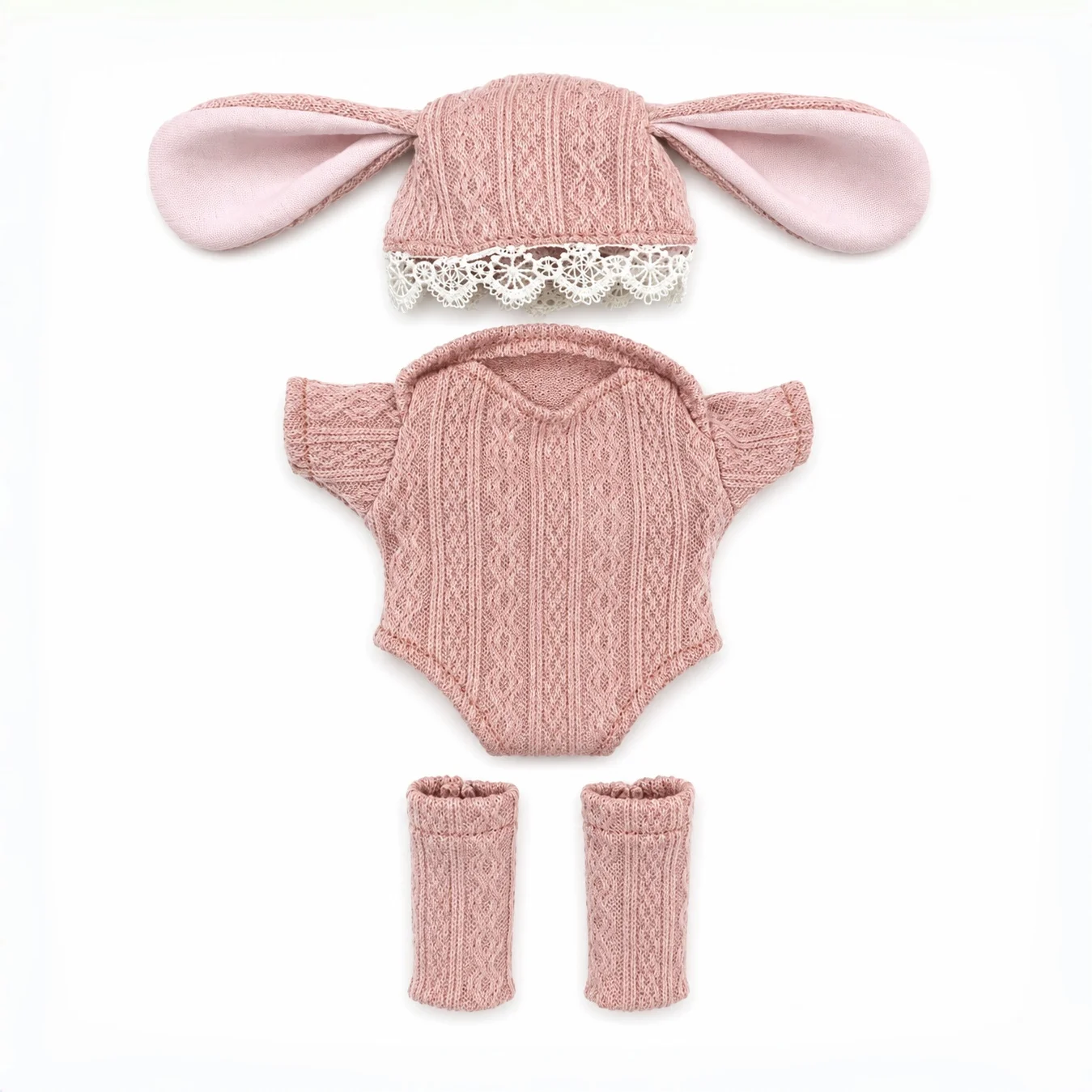 Mini Doll Sweater Jumpsuit - Handcrafted Baby Doll Outfit Accessories