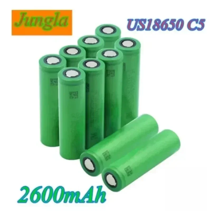 

10Pieces 3.7 V Volt Rechargeable US18650 VTC5 2600mAh VTC5 18650 Battery Replacement 3.7V 2600mAh 18650 Batteries