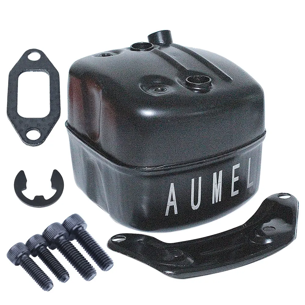544029501 Exhaust Muffler Kit For Husqvarna 362 365 371 372 372XP 385 390XP Chainsaw 503765301 Muffler Gasket Bracket Screws 3