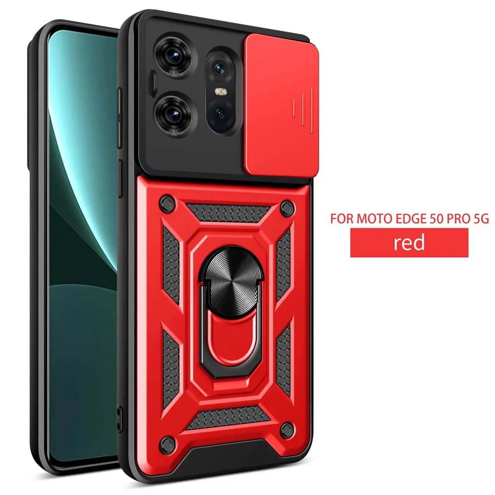 Enhanced Slide Camera Lens Protector Armor Case with Military Grade Bumpers and Ring Cover