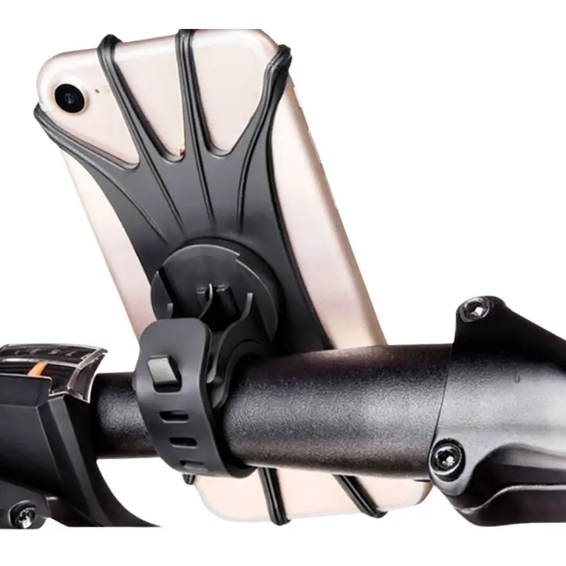 Universal Motocycle Bicycle Mobile Phone Holder for Cycling Outdoor Bike Handlebar Bracket Bicycle Phone Holder Bike Accessory
