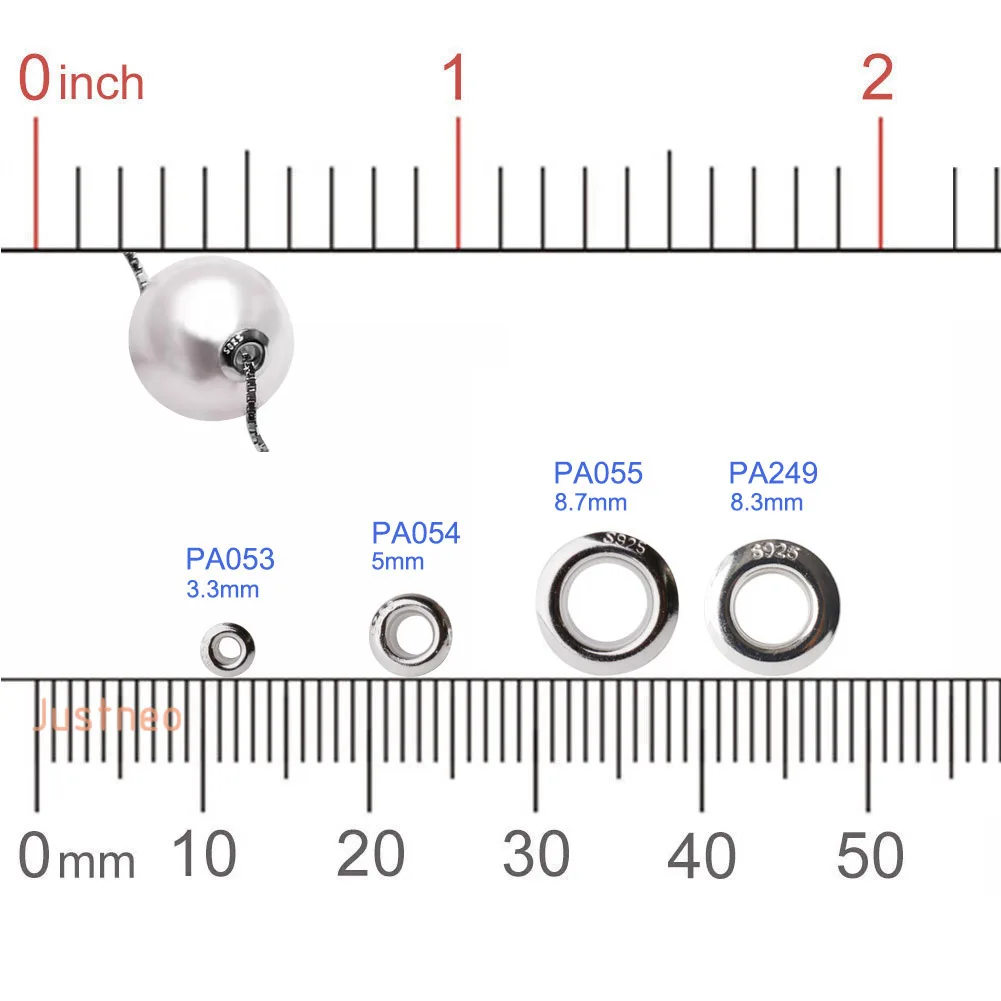 925 Sterling Silver Grommet Eyelet Rivet European Charms Silver Bulk Bead Grommets Cores Eyelets Jewelry Making Eyelet Grommet Ring Metal Eyelet Buttons Metal Rivet Stud