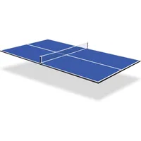 Ping Pong Table Top, 84" Mid-Size Foldable Ping Pong Table Topper for Pool Table, Indoor Outdoor Table Tennis Conversion Top w 1