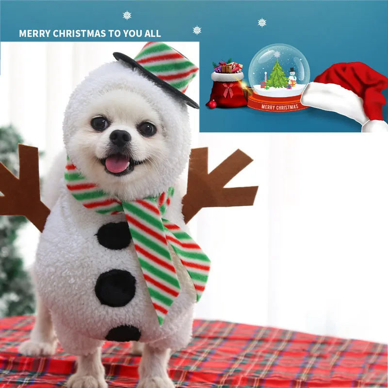 Snowman Costume - Cosplay Clothes For Dogs