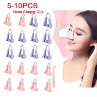 5-10pc Nose Shaper Clip Nose Up Lifting Shaping Bridge Straightening Slimmer Device Silicone Nose Slimmer Hurt Beauty Tools 1