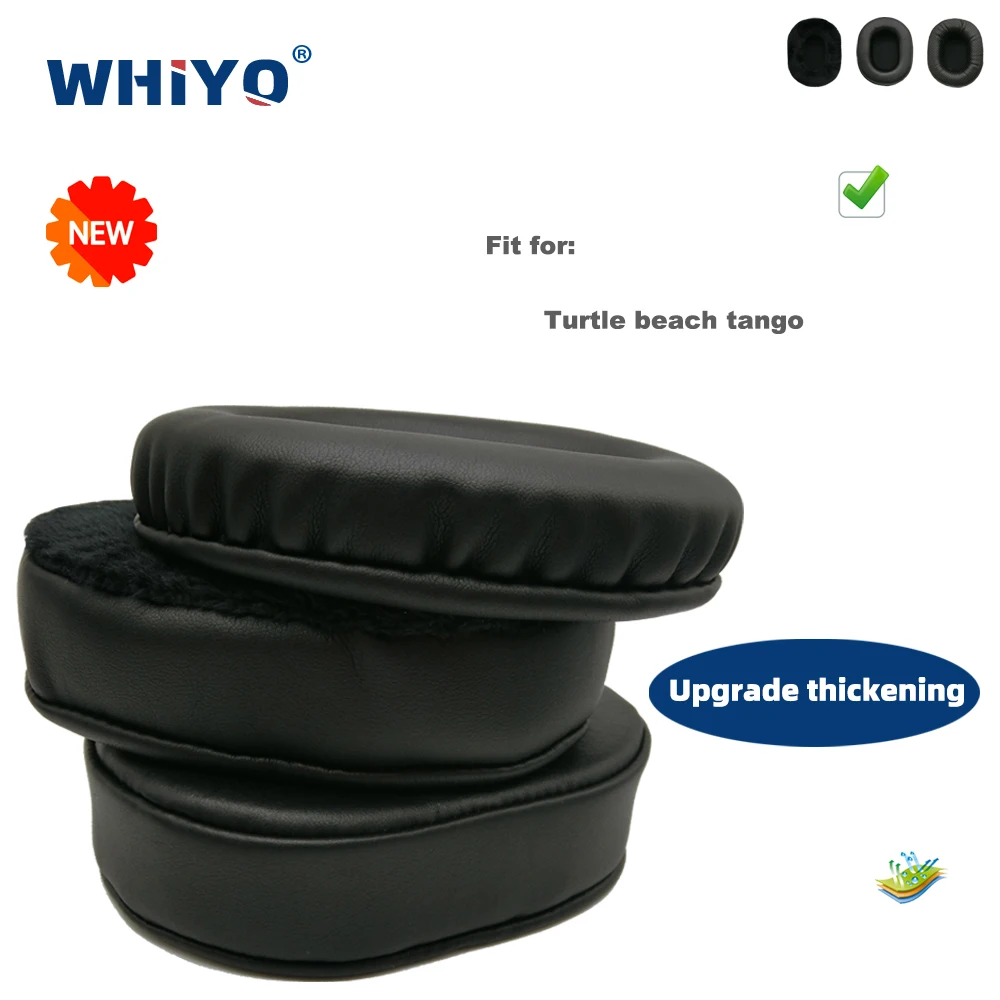 Nuovo Aggiornamento Cuscinetti Auricolari Di Ricambio Per Turtle Beach Tango Headset Parts Cuscino In Pelle Paraorecchie In Velluto Custodia Per Auric
