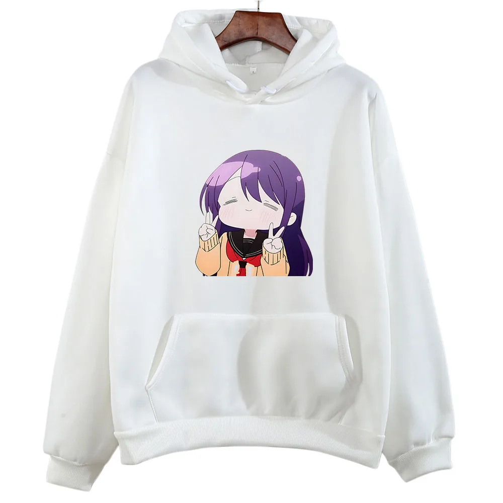 

Kubo Won't Let Me Be Invisible Kubo Nagisa Cartoon Hoodie WOMEN Kawaii/Cute Long Sleeve Clothing Comfortable Prevalent Aesthetic