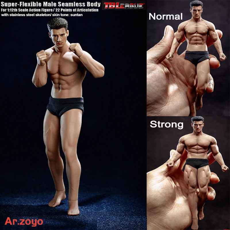 TBLeague 1/12 Super-Flexible Male Seamless Body Action