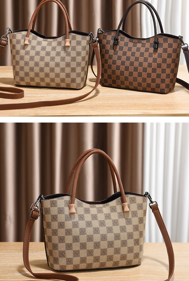 Classic Tote Bag Women's Shoulder Messenger Bag Versatile Style_voghion.com
