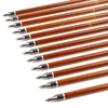6/12pcs Mixed Carbon Arrows SP500 31.5" Inset Nock 4inch Brown Turkey Feathers ID 6.2mm OD7.8mm for Bow Archery Shooting Hunting 5