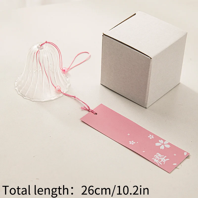 Carillon éolien Japonais Sakura En Verre, Carillons éoliens En Fleurs De Cerisier, Décoration De Chambre Kawaii, Sonnette De Porte Pour Entrée De Maison, Carillons Extérieurs