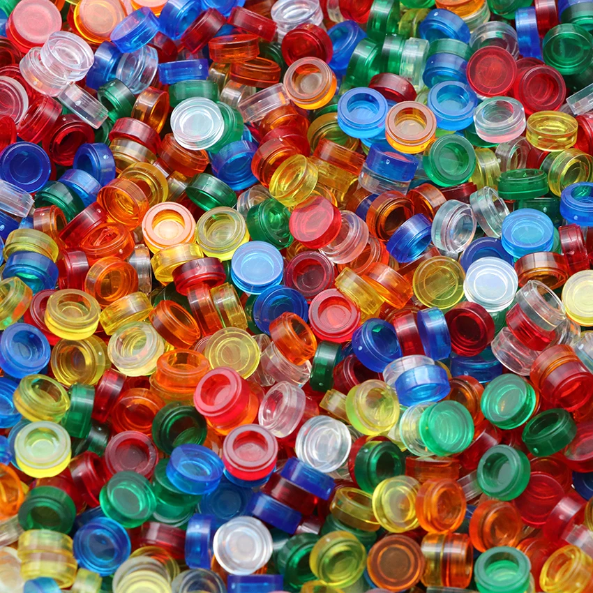 DIY 픽셀 아트 벽돌 1x1 라운드 타일 빌딩 블록 98138 대량 애니메이션 그림과 호환 어린이를위한 장난감 선물을 조립