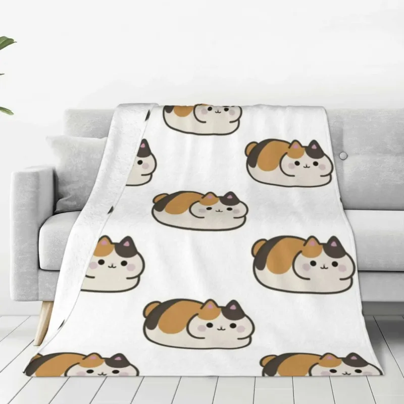 

Kawaii Blanket Fat Animal Camping Flannel Bedding Throws Warm Soft Couch Bed Custom Bedspread Birthday Present