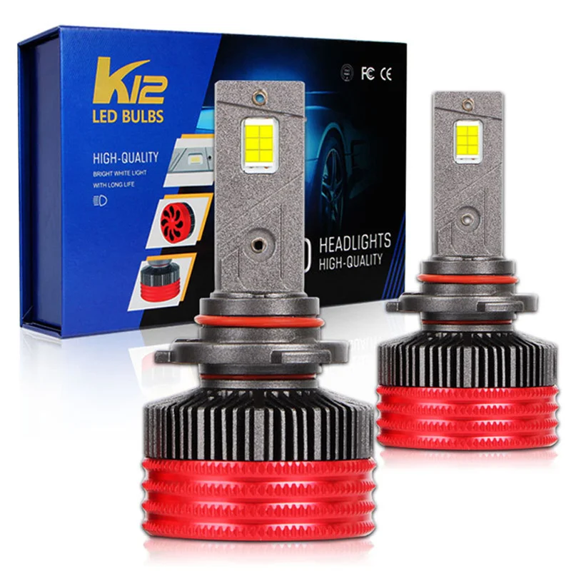 K12 H4 LED Headlight Fog Lamps 120W 15000LM 12V For Car LED Headlamp H3 H7 H11 H1 9005 9006 9012 Error Free Auto Light Bulbs led car lights led lights led bulbs led headlights led car headlights car headlamps