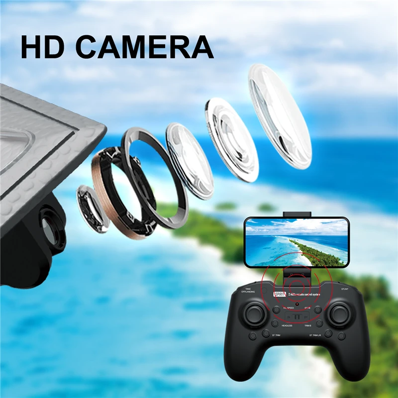 For B2 Fighter Stealth Bomber WIFI FPV Remote Control Plane 480P Camera RC Airplane 2.4G Turbofan Structure Hover Big Glider 5