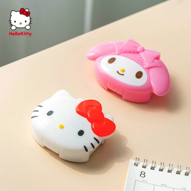 

Sanrio Hello Kitty Cartoon Hello Kitty Portable Small Pill Box My Melody Cute Anime Cat Travel Portable Pill Box Storage Girls