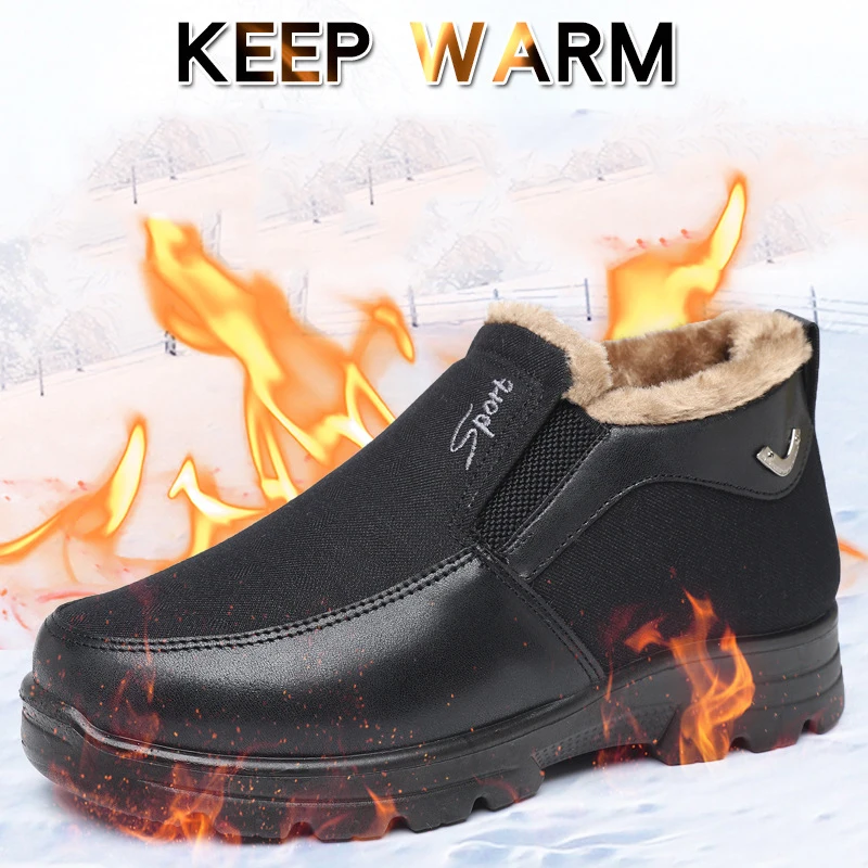 

Women Winter Boots Snow Boots Ankle Keep Warm Plush Shoes Sneakers Flats Lace Up Ladies Short Shoes