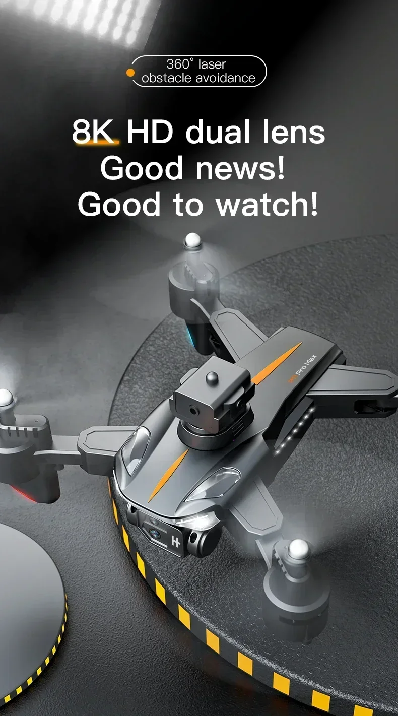 Description Picture 2 of itemP11 Pro Max Drone 8K 5G GPS Professional HD Aerial Photography Dual-Camera Obstacle Avoidanc Brushless Quadrotor Children Gifts