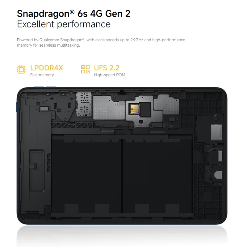 글로벌 버전 포코 패드 C1 스냅드래곤 ® 6s 4G Gen 2 모바일 플랫폼 8MP 후면 카메라 7600mAh(일반) Wi-Fi 5 기능