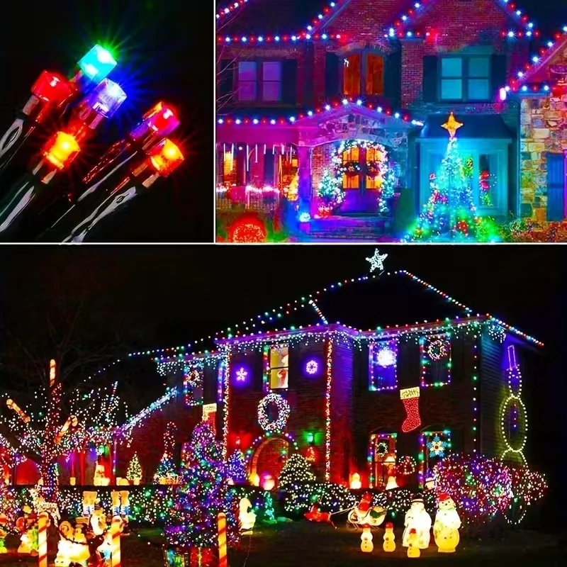 Outdoor Solar Fairy Lights - 8 Mode Waterproof Decorative String Lights