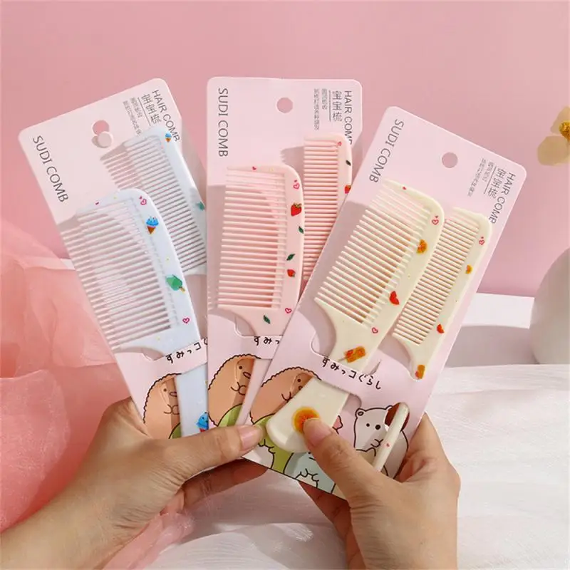 Girl Hair Comb Easy To Use Ergonomic Cute Hair Comb Essential Accessories Cute Accessories Pointed Tail Durable