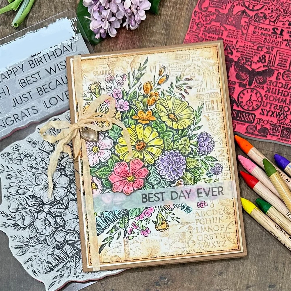 Dragonfly Express First Class Parcel Post Clear Silicone Stamp DIY Crafts Card Album Making Scrapbooking Stencil New