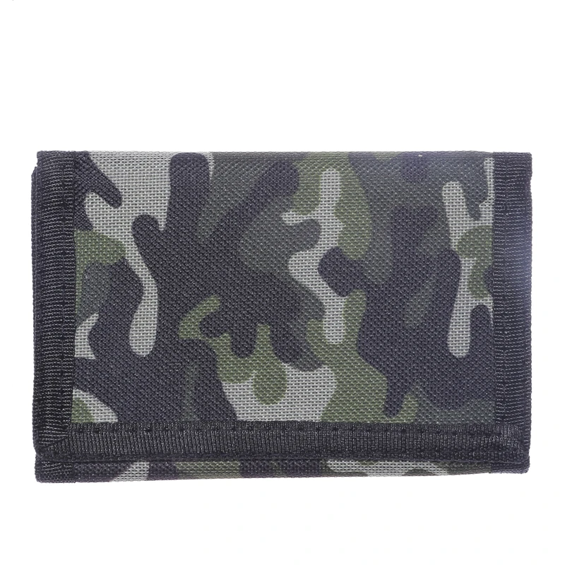 

Camouflage Wallets Slim Wallet Trifold Sports Wallet Outdoor Canvas Wallets With Zipper Travel Coin Purse Cards Holder Gifts
