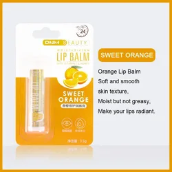 Hydrating Fruit - Infused Lip Gloss Set - 18 Flavors of Moisturizing and Long - Lasting Clear Lip Balm (Sweet orange)
