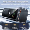Large Capacity 20000mAh 100W Power Bank For Laptop Super Fast Charging Portable USB C External Powerbank For iPhone Samsung 4