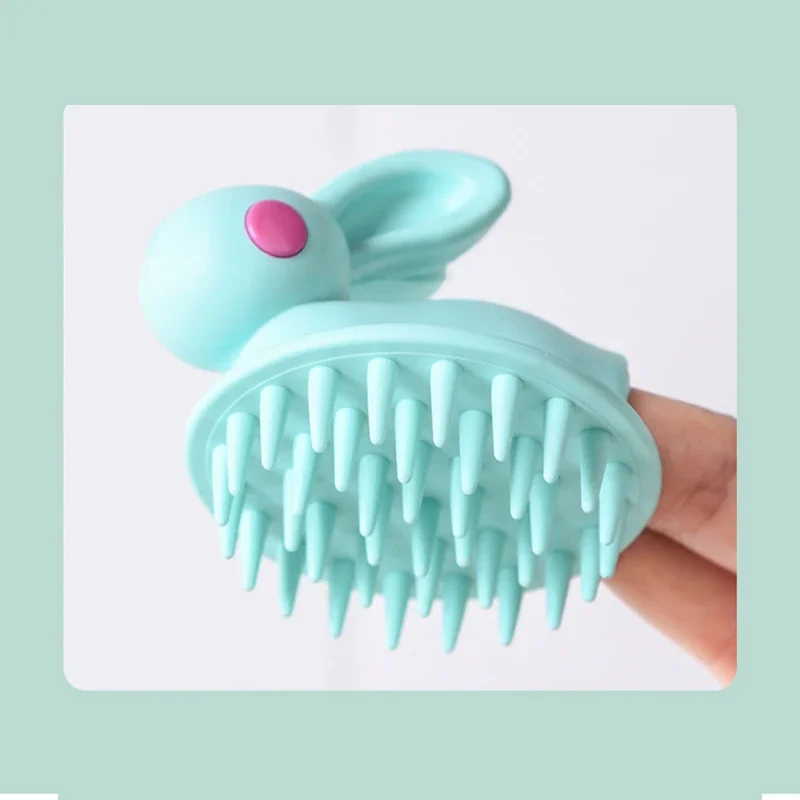 Baby Silicone Shampoo Scalp Hair Massager Shampoo Massage Comb Bath Massage Brush Scalp Massager
