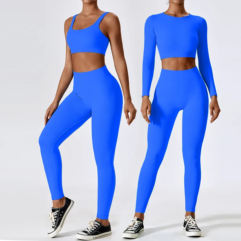 Yoga Set Sports Set Gym Workout Set Sportswear Set Fitness Set Women's Tracksuit Yoga Set