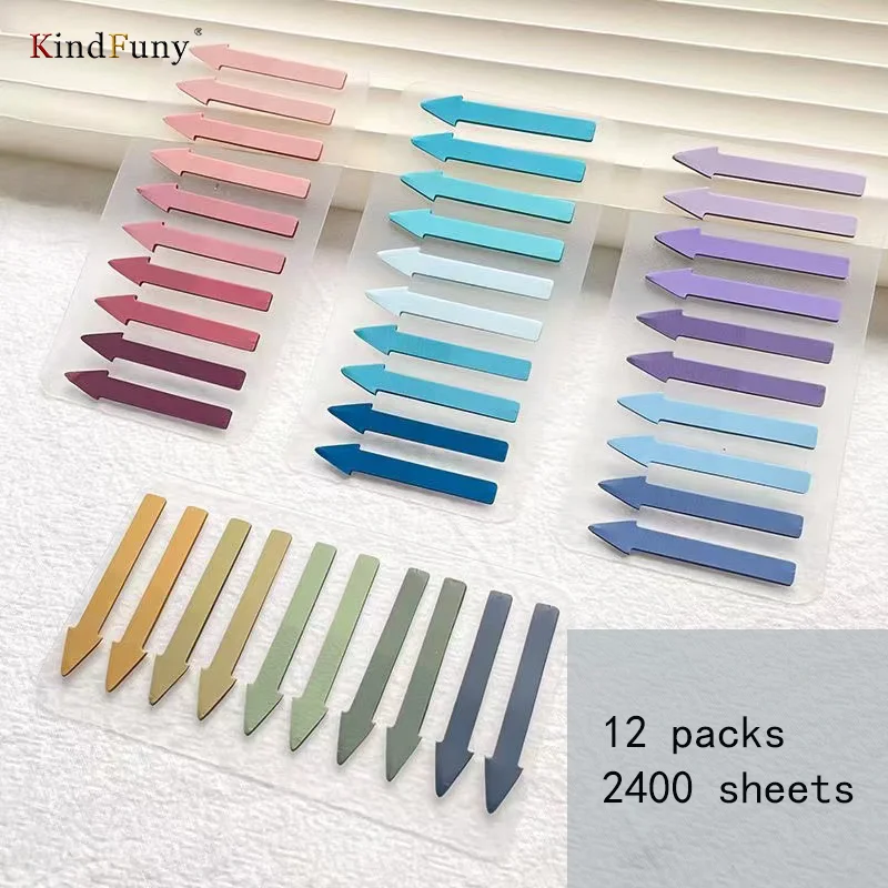 KindFuny 2400 шт. индексные вкладки самоклеящиеся маркеры для страниц прозрачные водонепроницаемые Липкие заметки файлы флаги планировщик