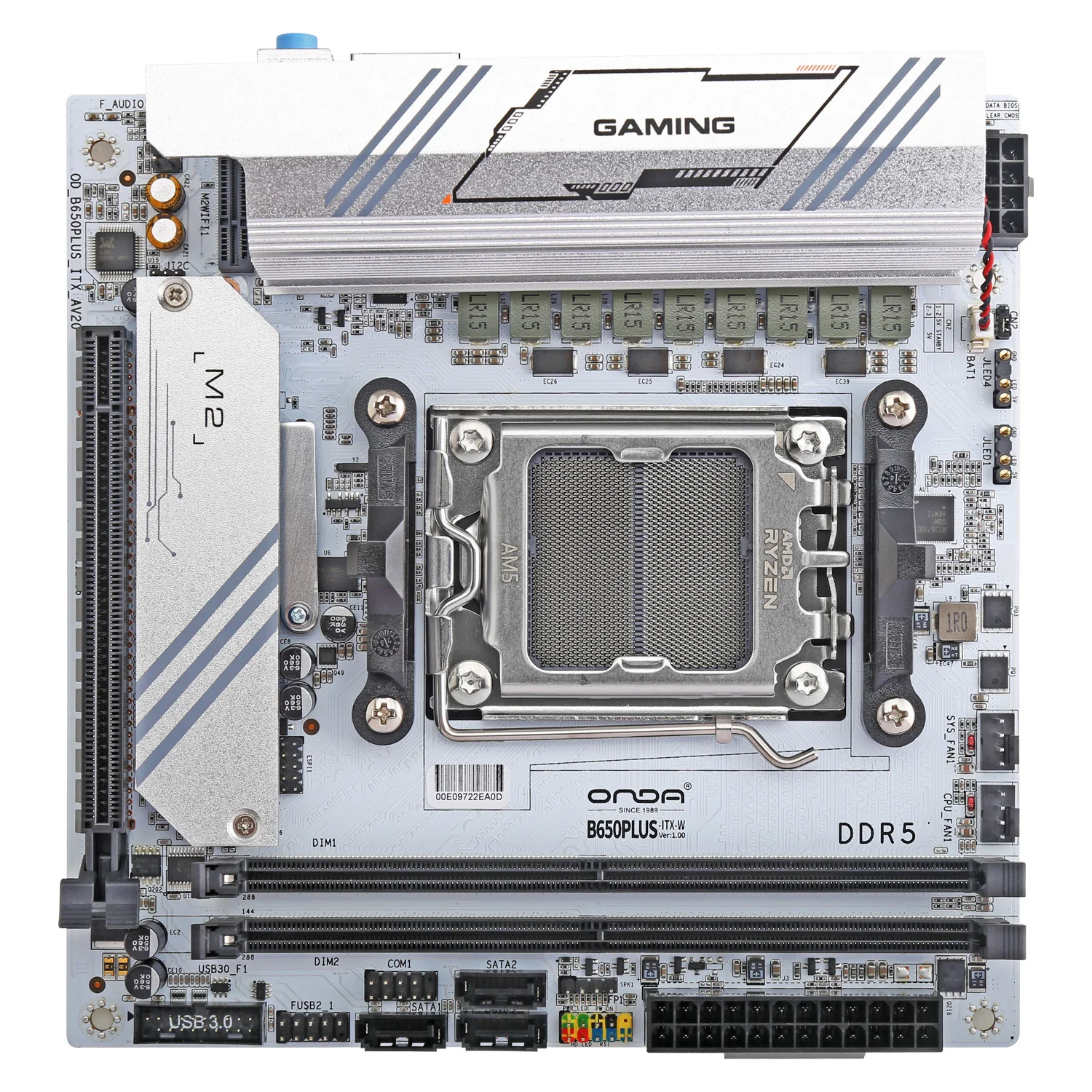 マザーボード onda B650 PLUS ITX 新しい ONDA B650 Mini-ITX AM5 マザーボード - Ryzen 7000/8000/9000