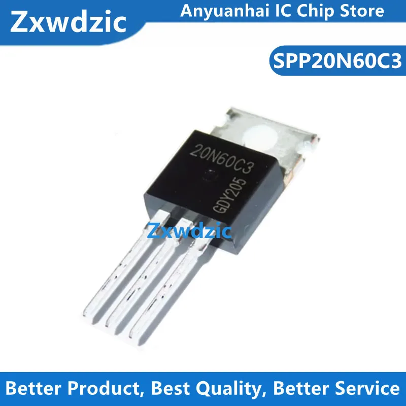 10pcs New Original SPP20N60C3 20N60C3 TO-220 Field Effect Transistor 20A 650V