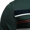 Mens Cotton Sweaters With Stand Collars Casual Half Zip Solid Color Pullovers High Quality Mens Knitted Turtleneck Sweaters 4