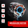 30000PRM Brushless Woodworking Electric Trimmer Cordless Trimming Machine Wood Slotting Milling Carving for Makita 18V Battery 5