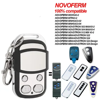 NOVOFERM NOVOTRON 302 304, NOVOFERM TORMATIC 오프너, 차고 문 원격 제어, 433.92mhz 롤링 코드, MNHS433