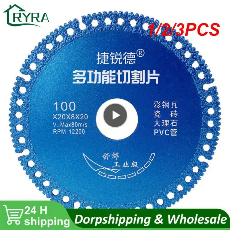 

1/2/3PCS Composite Multifunctional Cutting Saw Blade 100mm Ultra-thin Saw Blade Ceramic Tile Glass Cutting Disc For Angle