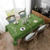 Soccer Balls Football Field Rectangular Tablecloth Table Decor Waterproof Table Cover for Kitchen Party Wedding Decorative 4